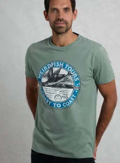 WEIRD FISH Coasting Graphic T-Shirt S