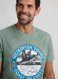 WEIRD FISH Coasting Graphic T-Shirt S
