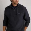 WEIRD FISH Cruiser 1/4 Zip Macaroni XL