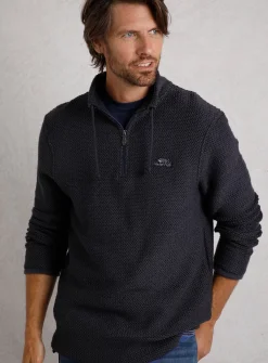 WEIRD FISH Cruiser 1/4 Zip Macaroni XL