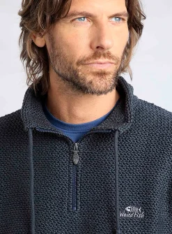 WEIRD FISH Cruiser 1/4 Zip Macaroni XL