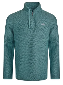WEIRD FISH Cruiser 1/4 Zip Macaroni Sweatshirt S