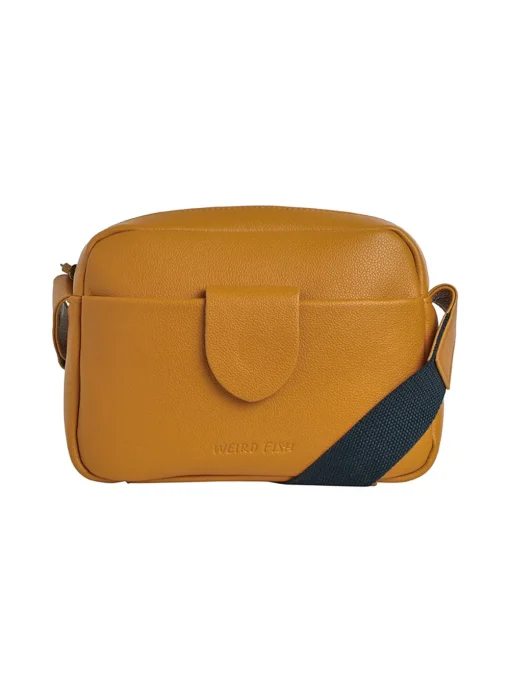 WEIRD FISH Dion Plain Cross Body Bag One Size