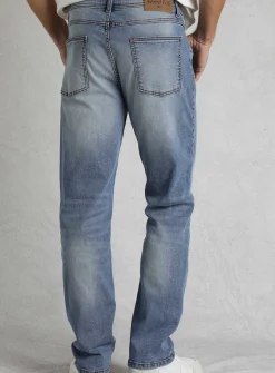 WEIRD FISH Eddie Straight Comfort Stretch Denim Jean 36R