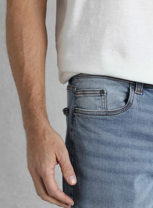WEIRD FISH Eddie Straight Comfort Stretch Denim Jean 36R