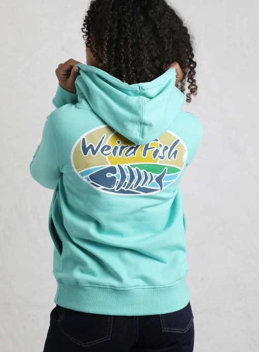 WEIRD FISH Kira Graphic Pop Over Hoody 16