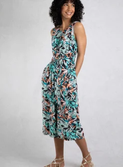 WEIRD FISH Nalani Viscose Printed Jumpsuit 10