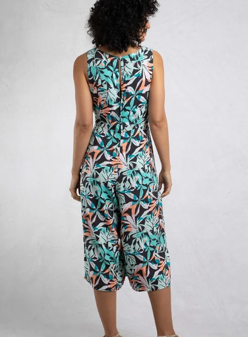 WEIRD FISH Nalani Viscose Printed Jumpsuit 10