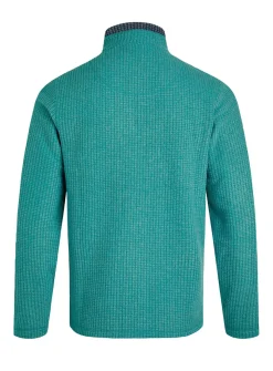 WEIRD FISH Newark 1/4 Zip Grid Fleece S