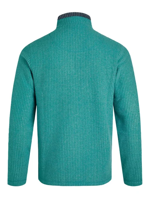 WEIRD FISH Newark 1/4 Zip Grid Fleece S