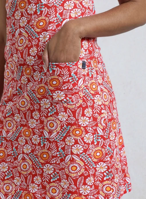 WEIRD FISH Tallahassee Printed Jersey Dress 14