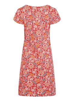 WEIRD FISH Tallahassee Printed Jersey Dress 14