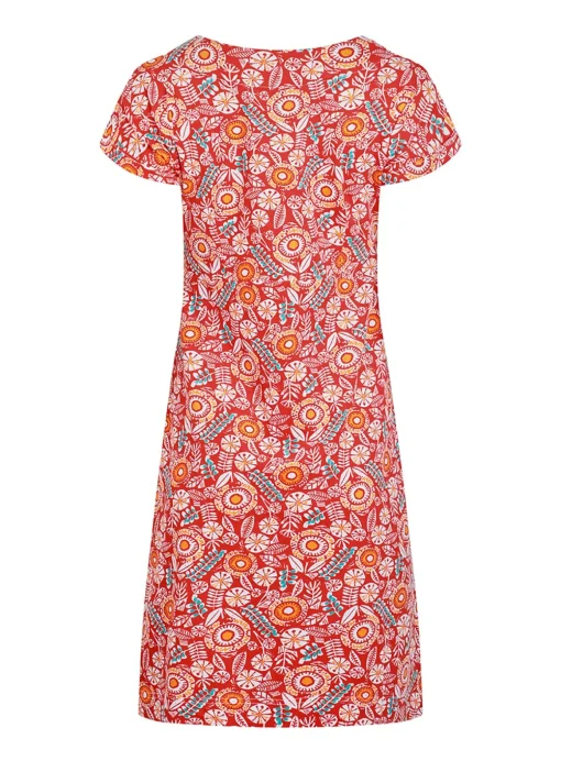 WEIRD FISH Tallahassee Printed Jersey Dress 14