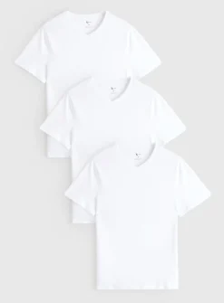 White Core Short Sleeve T-Shirt 3 Pack XXXL
