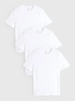 White Core Short Sleeve T-Shirt 3 Pack XXXL