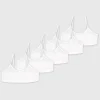 White Crop Tops 5 Pack 6-7 years