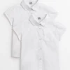 White Embroidered Collar Blouse 2 Pack 5 years