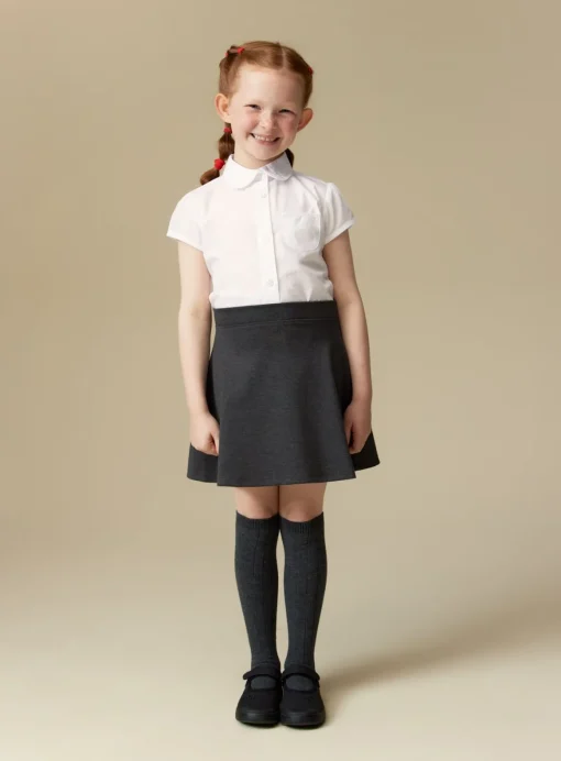 White Embroidered Collar Blouse 2 Pack 5 years