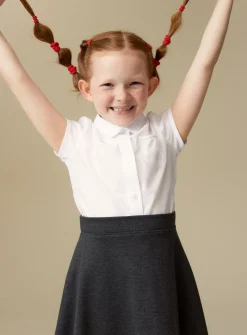 White Embroidered Collar Blouse 2 Pack 5 years