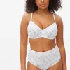 White Floral Print Full Knickers 20