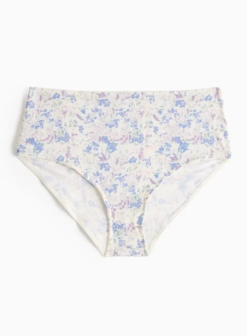 White Floral Print Full Knickers 20