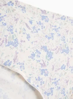 White Floral Print Full Knickers 20