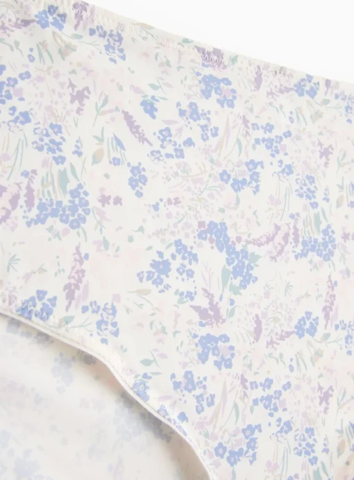 White Floral Print Full Knickers 20