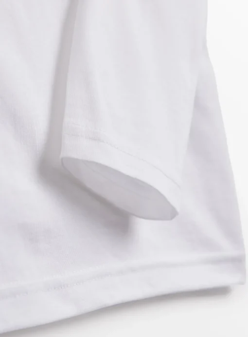 White Long Sleeve Crew Neck T-Shirt 3 Pack 3 years