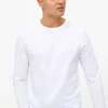 White Long Sleeve T-Shirts 2 Pack M