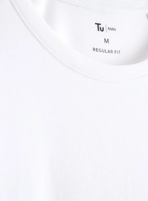 White Long Sleeve T-Shirts 2 Pack M