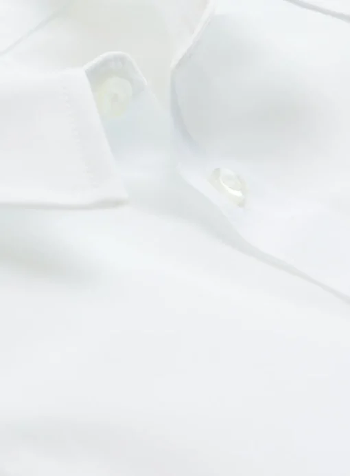 White Long Sleeve Unisex School Shirts 3 Pack 8 years