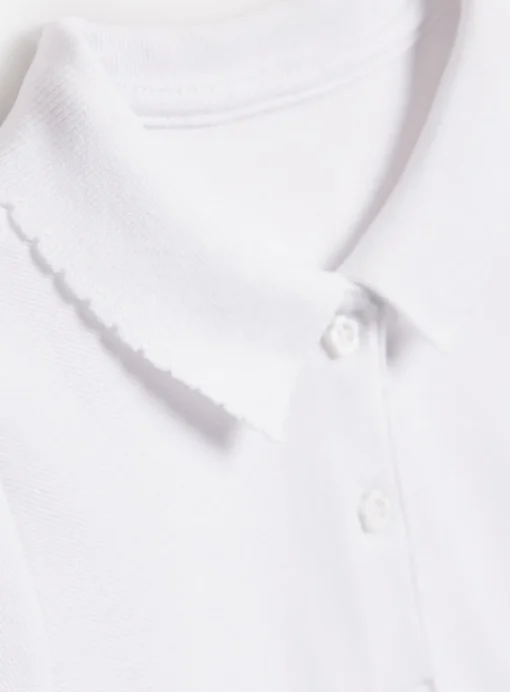 White Perfect White Polo Tops 2 Pack 3 years