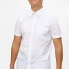 White Regular Fit Short Sleeve Shirts 2 Pack 19.5