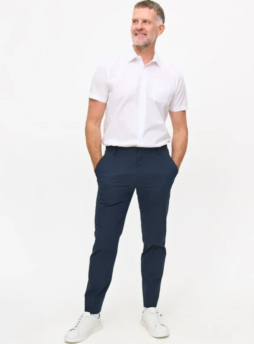White Regular Fit Short Sleeve Shirts 5 Pack 15