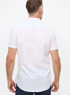 White Regular Fit Short Sleeve Shirts 5 Pack 15
