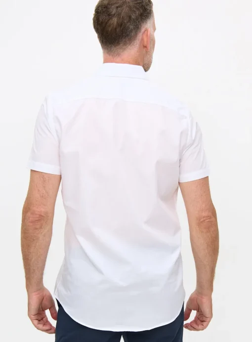 White Regular Fit Short Sleeve Shirts 5 Pack 15