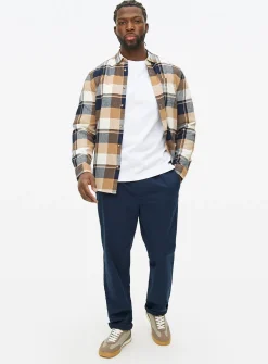 White Relaxed Fit Pocket T-Shirt XL