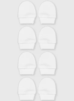 White Scratch Mitts 4 Pack 4 Pack - One Size