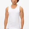 White Sleeveless Vest 2 Pack XL