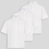 White Stain Resistant School Shirts 3 Pack 8 years