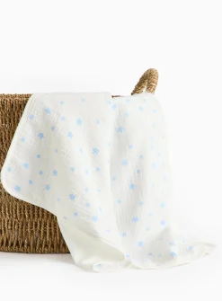 White Star Gauze Blanket One Size
