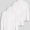 White Teen Long Sleeve Shirts 3 Pack 17 years
