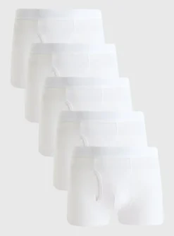 White Trunks 5 Pack XXXXL