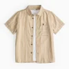 White T-Shirt & Stone Utility Shirt Set 5 years