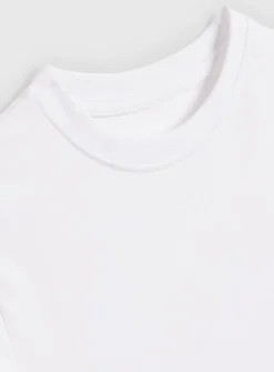 White Unisex Crew Neck T-Shirt 3 Pack 3 years