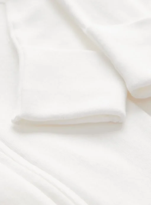 White Zip-Through Sleepsuits 2 Pack 6-9 months