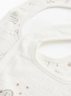 Winnie The Pooh Bibs 2 Pack One Size