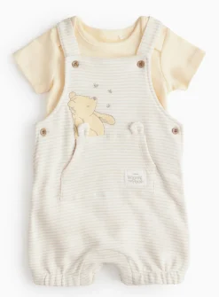 Winnie The Pooh Dungaree Set 6-9 months