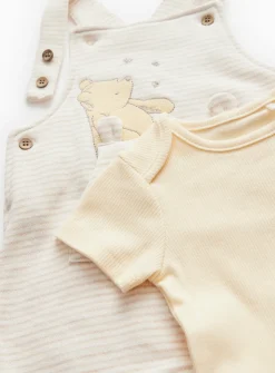 Winnie The Pooh Dungaree Set 6-9 months