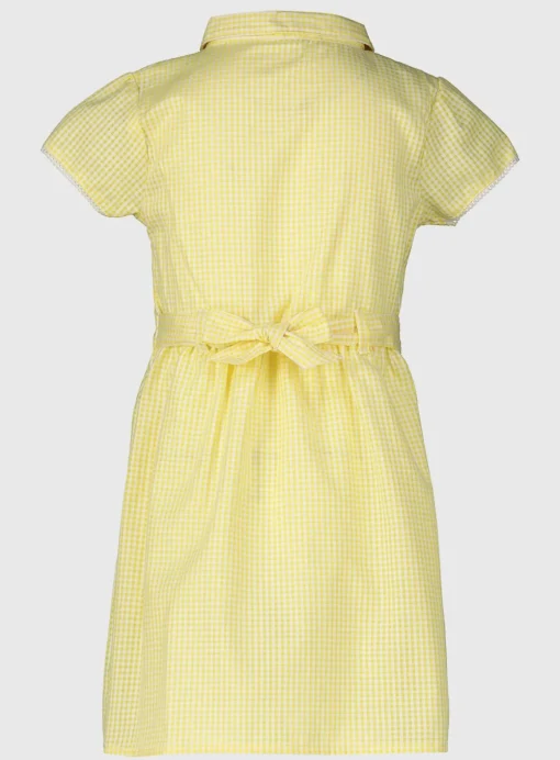 Yellow Gingham Ruffle School Dress 2 Pack 11 years